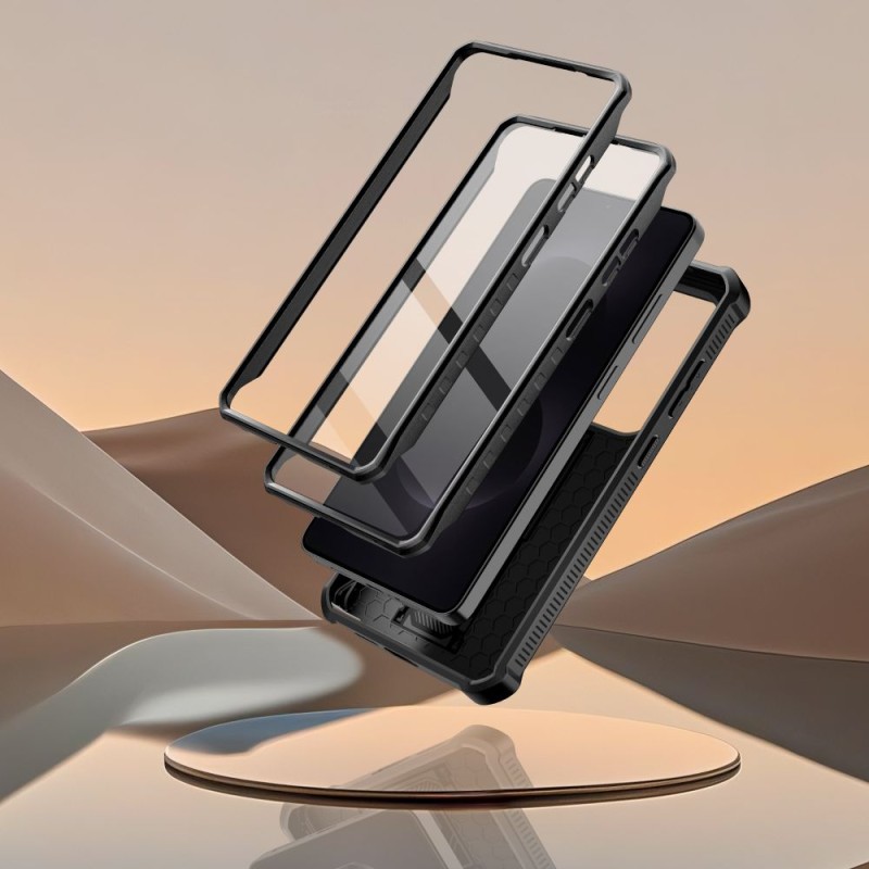 TECH-PROTECT KEVLAR CAM+ 2-SET кейс с броня за Samsung Galaxy S26 Ultra BLACK (2 части) - TECH-PROTECT KEVLAR CAM+ 2-SET кейс с броня за Samsung Galaxy S26 Ultra BLACK (2 части) - 5906302352418