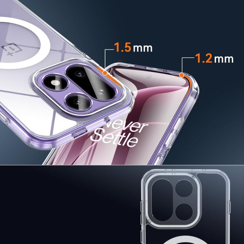 Tech-Protect Flexair Hybrid MagSafe за OnePlus 15 Clear (прозрачен) - Tech-Protect Flexair Hybrid MagSafe за OnePlus 15 Clear (прозрачен) - 5906302352463