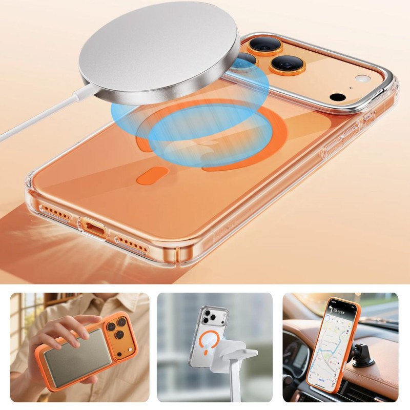 TECH-PROTECT MMP-200 Магнитен MagSafe пръстен Cosmic Orange - TECH-PROTECT MMP-200 Магнитен MagSafe пръстен Cosmic Orange - 5906302352494