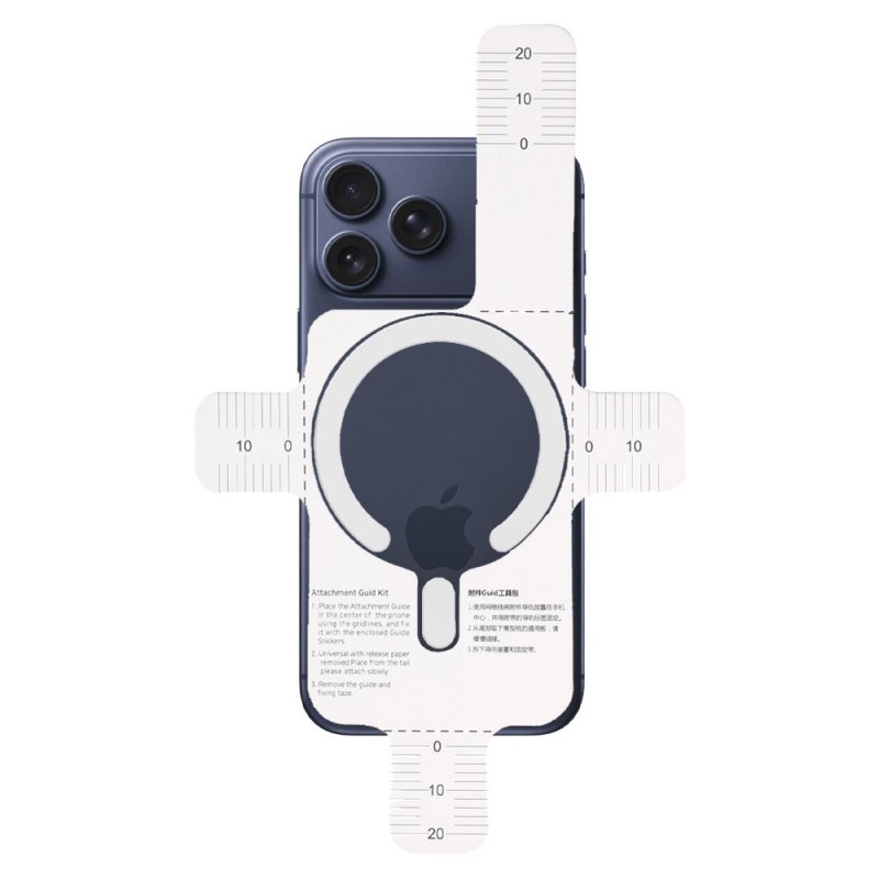 TECH-PROTECT MMP-200 Магнитен MagSafe пръстен, бял - TECH-PROTECT MMP-200 Магнитен MagSafe пръстен, бял - 5906302352500