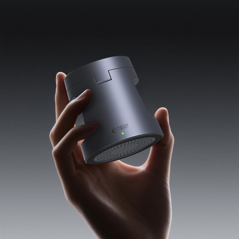 Tech-Protect A48 3в1 магнитна MagSafe безжична зарядна станция 25W, Qi2.2, тъмносив - Tech-Protect A48 3в1 магнитна MagSafe безжична зарядна станция 25W, Qi2.2, тъмносив - 5906302352531
