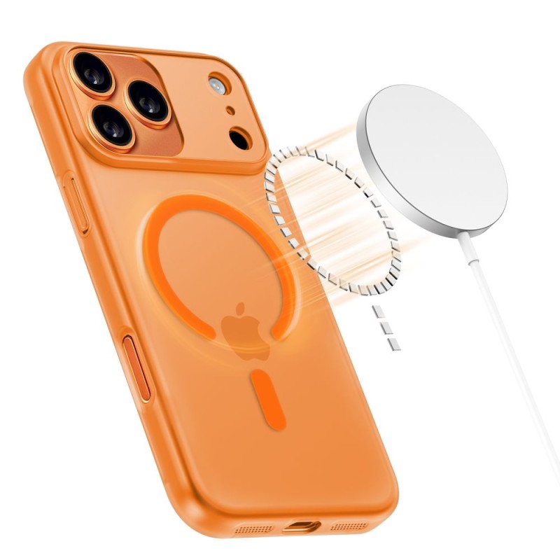 TECH-PROTECT MAGSLIM MAGSAFE iPhone 17 PRO MAX Matte/Cosmic Orange (SKU: 5906302352579) - 5906302352579