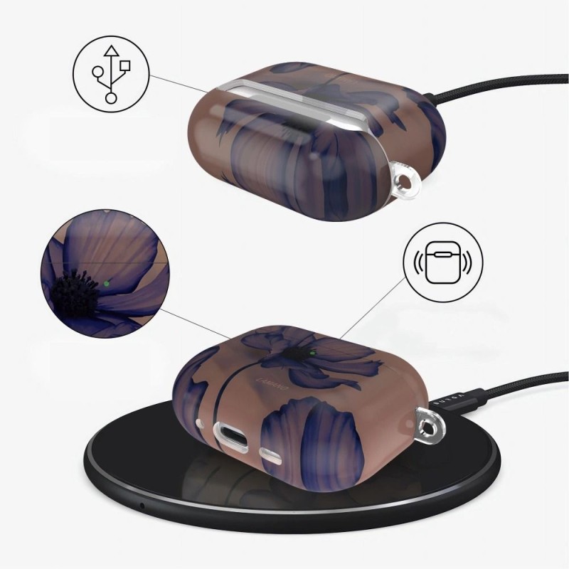 TECH-PROTECT LAMANO Калъф за Apple AirPods Pro 1/2 Velvet Night - 5906302352593