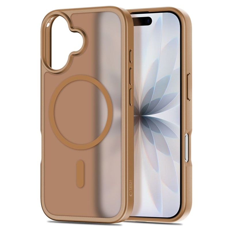 TECH-PROTECT BASICMAG MagSafe iPhone 17 матов кафяв калъф (SKU: 5906302352609) - 5906302352609