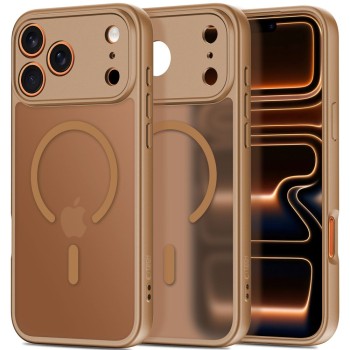 TECH-PROTECT BASICMAG MagSafe калъф за iPhone 17 Pro матов кафяв