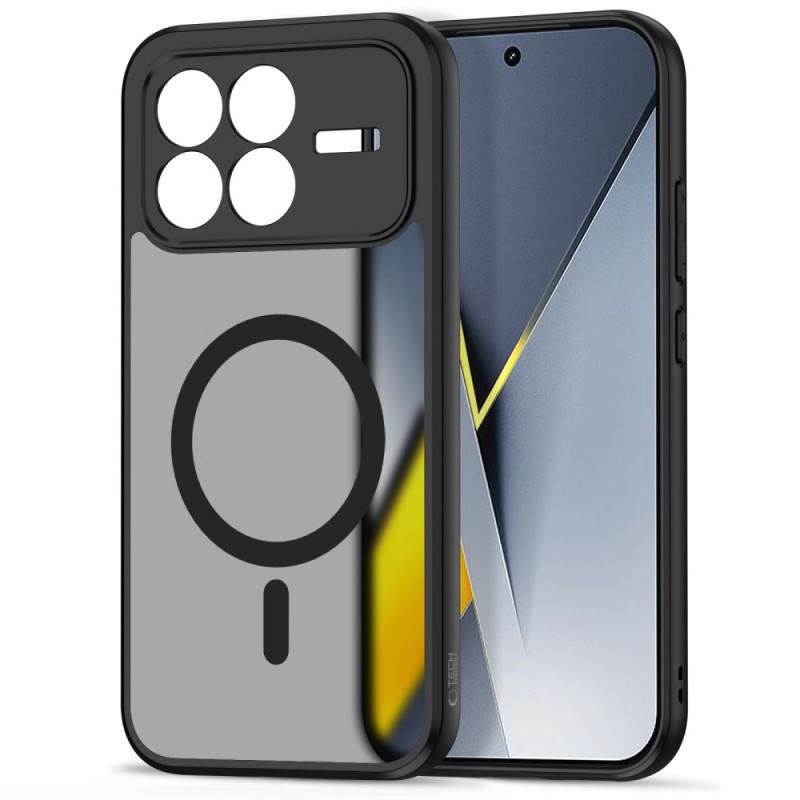 TECH-PROTECT Magmat MagSafe калъф за Xiaomi Poco F8 Pro (Matte Black) - TECH-PROTECT Magmat MagSafe калъф за Xiaomi Poco F8 Pro (Matte Black) - 5906302352708