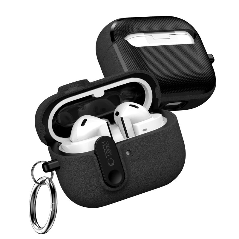 TECH-PROTECT SLIM HOOK КАЛЪФ С КАРАБИНЧЕ ЗА SAMSUNG GALAXY BUDS 3 / 3 FE / 3 PRO BLACK - TECH-PROTECT SLIM HOOK КАЛЪФ С КАРАБИНЧЕ ЗА SAMSUNG GALAXY BUDS 3 / 3 FE / 3 PRO BLACK - 5906302352753
