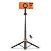 Tech-Protect L10S MagSafe Bluetooth selfie stick статив черно/оранжев - Tech-Protect L10S MagSafe Bluetooth selfie stick статив черно/оранжев - 5906302352807