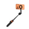 Tech-Protect L10S MagSafe Bluetooth selfie stick статив черно/оранжев - Tech-Protect L10S MagSafe Bluetooth selfie stick статив черно/оранжев - 5906302352807