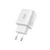 Tech-Protect NCA45W-GAN 2-портов мрежов зарядeн PD 45W / QC3.0 + Type-C кабел 100 см (бял) - Tech-Protect NCA45W-GAN 2-портов мрежов зарядeн PD 45W / QC3.0 + Type-C кабел 100 см (бял) - 5906302352814