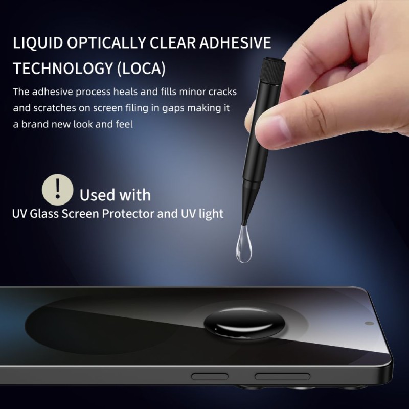Tech-Protect Glass UV+ закалено стъкло 2 броя за Xiaomi Poco M8 Pro / Redmi Note 15 Pro+ Plus 5G CLEAR (UV лампа) - Tech-Protect Glass UV+ закалено стъкло 2 броя за Xiaomi Poco M8 Pro / Redmi Note 15 Pro+ Plus 5G CLEAR (UV лампа) - 5906302352821