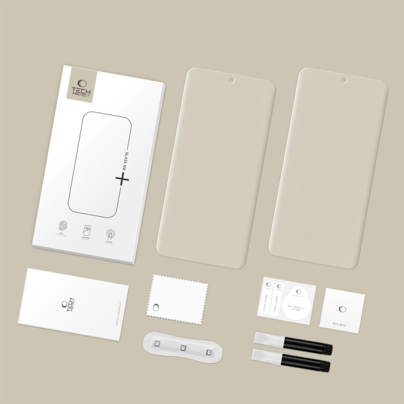 Tech-Protect Glass UV+ закалено стъкло 2 броя за Xiaomi Poco M8 Pro / Redmi Note 15 Pro+ Plus 5G CLEAR (UV лампа) - Tech-Protect Glass UV+ закалено стъкло 2 броя за Xiaomi Poco M8 Pro / Redmi Note 15 Pro+ Plus 5G CLEAR (UV лампа) - 5906302352821