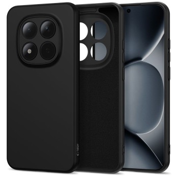 Tech-Protect ICON силиконов кейс за Xiaomi Redmi Note 15 Pro 5G, черен