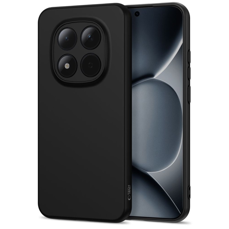 Tech-Protect ICON силиконов кейс за Xiaomi Redmi Note 15 Pro 5G, черен - 5906302352883