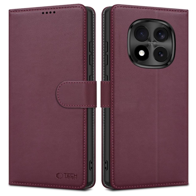 Tech-Protect Wallet Еко-кожа за Xiaomi Redmi Note 15 Pro 5G Mulberry - Tech-Protect Wallet Еко-кожа за Xiaomi Redmi Note 15 Pro 5G Mulberry - 5906302352913