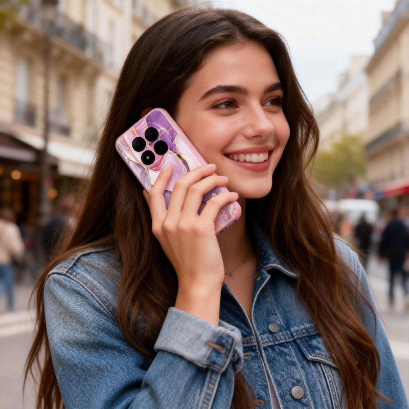 Tech-Protect ICON калъф силикон Marble за Xiaomi Redmi Note 15 Pro 5G - 5906302352920