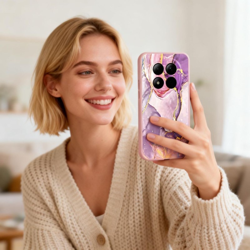 Tech-Protect ICON калъф силикон Marble за Xiaomi Redmi Note 15 Pro 5G - 5906302352920