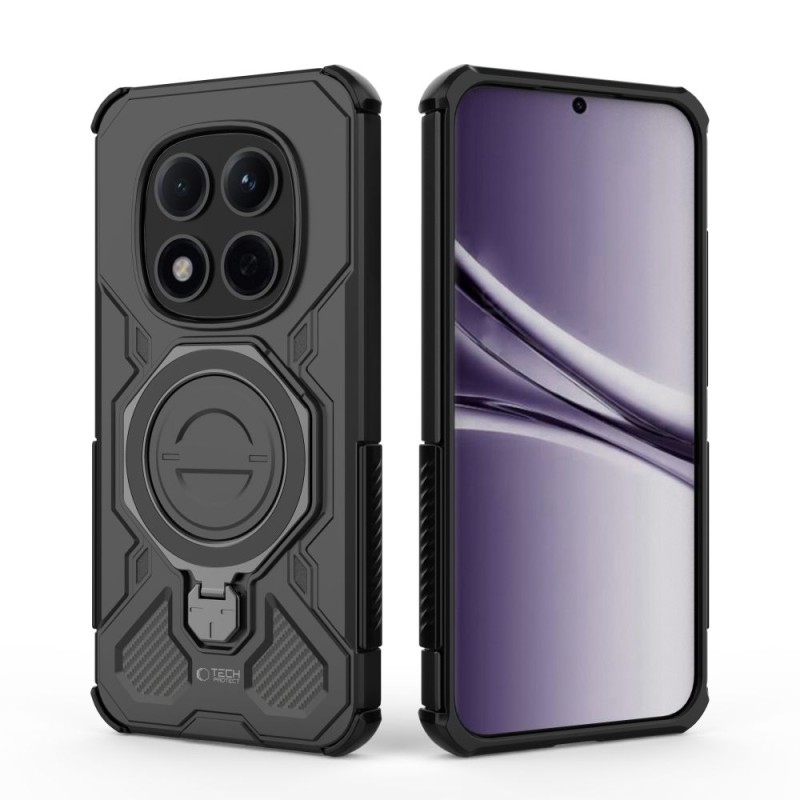 TECH-PROTECT TacticStand MagSafe калъф за Xiaomi Poco M8 Pro / Redmi Note 15 Pro+ Plus 5G (matte black) - 5906302352968