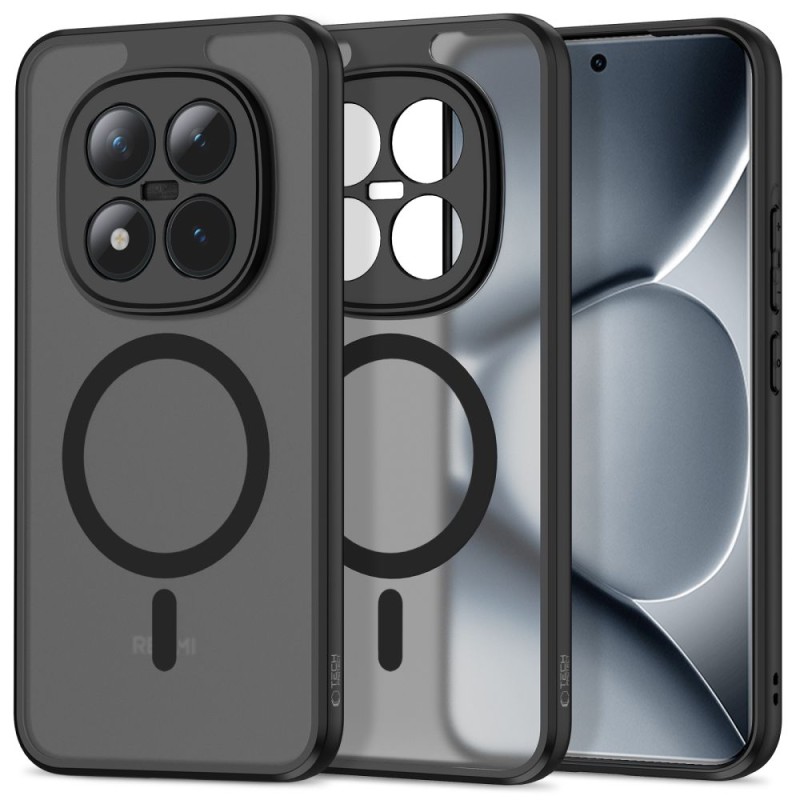 TECH-PROTECT Magmat MagSafe калъф за Xiaomi Poco M8 Pro / Redmi Note 15 Pro+ Plus 5G (матово черно) - TECH-PROTECT Magmat MagSafe калъф за Xiaomi Poco M8 Pro / Redmi Note 15 Pro+ Plus 5G (матово черно) - 5906302353002