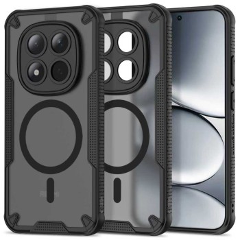 TECH-PROTECT Rugged Shield MagSafe кейс за Xiaomi Redmi Note 15 Pro 5G (Matte Black)