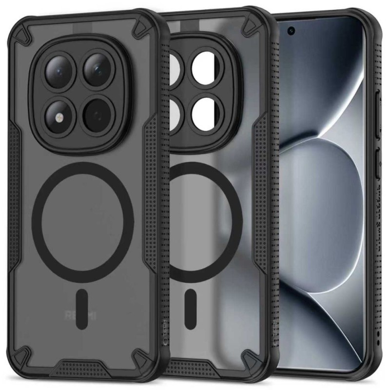 TECH-PROTECT Rugged Shield MagSafe за Xiaomi Poco M8 Pro / Redmi Note 15 Pro+ Plus 5G (Matte Black) - 5906302353026