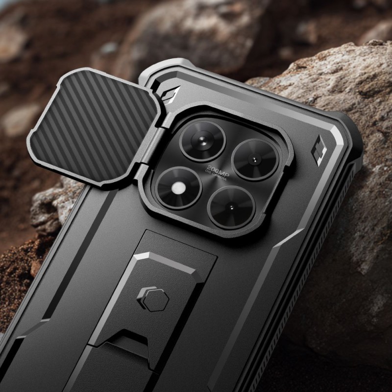 TECH-PROTECT KEVLAR CAM+ 2-SET калъф с броня за Xiaomi Redmi Note 15 Pro 5G (черен) - 5906302353071