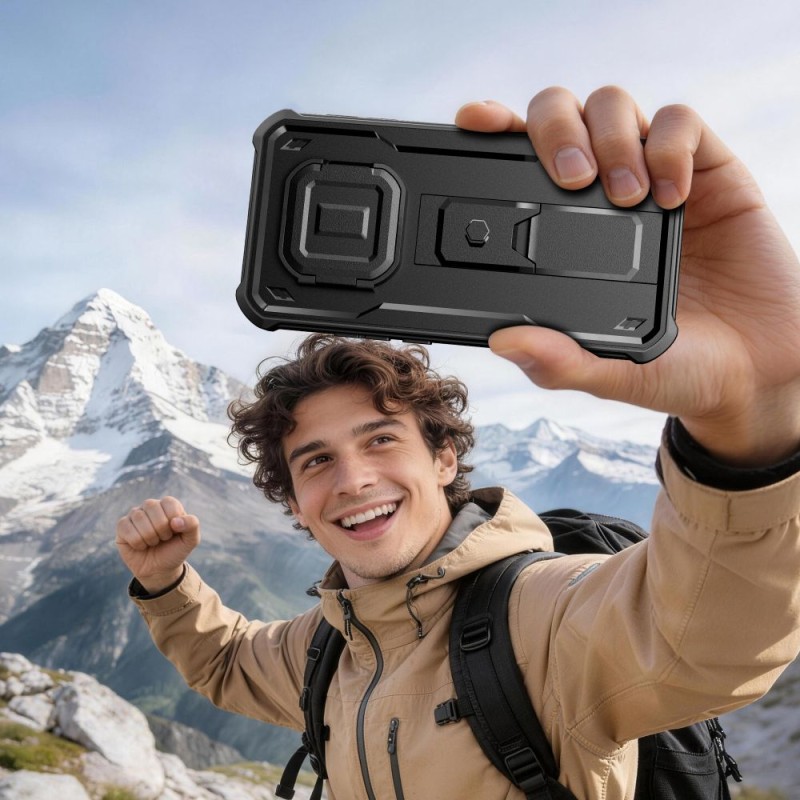 TECH-PROTECT KEVLAR CAM+ 2-SET калъф с броня за Xiaomi Redmi Note 15 Pro 5G (черен) - 5906302353071