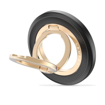Tech-Protect MMR700 Lamano магнитен MagSafe държач за телефон Black/Gold