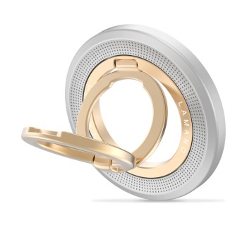 Tech-Protect MMR700 Lamano магнитен MagSafe държач за телефон Titanium/Gold
