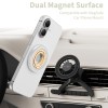 Tech-Protect MMR700 Lamano магнитен MagSafe държач за телефон Titanium/Gold - Tech-Protect MMR700 Lamano магнитен MagSafe държач за телефон Titanium/Gold - 5906302353095