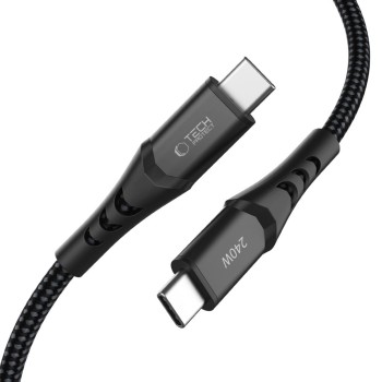 TECH-PROTECT UB11T ULTRABOOST USB-C кабел PD 240W / QC3.0, 100 см, черен