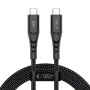 TECH-PROTECT UB11T ULTRABOOST USB-C кабел PD 240W / QC3.0, 200 см, черен
