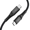 TECH-PROTECT UB11T ULTRABOOST USB-C кабел PD 240W / QC3.0, 200 см, черен - 5906302353132