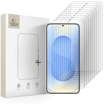 Tech-Protect Bundle 10-пак закалено стъкло за Samsung Galaxy S26 (CLEAR)