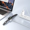 Tech-Protect MC02 UltraBoost магнитен заряден кабел Type-C за Apple Watch, 100 см, бял - Tech-Protect MC02 UltraBoost магнитен заряден кабел Type-C за Apple Watch, 100 см, бял - 5906302360086