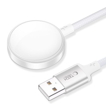 Tech-Protect MC02 UltraBoost магнитен кабел за зареждане за Apple Watch 100 см (бял) Tech-Protect MC02 UltraBoost магнитен кабел за зареждане за Apple Watch 100 см (бял)