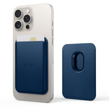 Tech-Protect CH01 MagWallet MagSafe универсален магнитен държач за карти Navy Blue