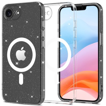 Tech-Protect FlexAir MagSafe за iPhone 16E / 17E Glitter (течност TPU)