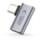 Tech-Protect UltraBoost AA01 ъглов адаптер USB-C (Type-C) сив