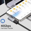 Tech-Protect UltraBoost AA01 ъглов адаптер USB-C (Type-C) сив - 5906302360284
