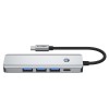 Tech-Protect HB01 HUB адаптер 5в1 Type-C + USB 3.0 + HDMI 4K/60Hz + PD100W, space grey - Tech-Protect HB01 HUB адаптер 5в1 Type-C + USB 3.0 + HDMI 4K/60Hz + PD100W, space grey - 5906302360529