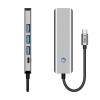Tech-Protect HB01 HUB адаптер 5в1 Type-C + USB 3.0 + HDMI 4K/60Hz + PD100W, space grey - Tech-Protect HB01 HUB адаптер 5в1 Type-C + USB 3.0 + HDMI 4K/60Hz + PD100W, space grey - 5906302360529