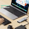 Tech-Protect HB01 HUB адаптер 5в1 Type-C + USB 3.0 + HDMI 4K/60Hz + PD100W, space grey - Tech-Protect HB01 HUB адаптер 5в1 Type-C + USB 3.0 + HDMI 4K/60Hz + PD100W, space grey - 5906302360529