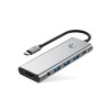 Tech-Protect HB04 Хъб адаптер 9в1 Type-C + USB 2.0 + USB 3.0 + HDMI 4K 60Hz + SD/TF + PD 100W + 3.5 мм аудио (Space Grey) - Tech-Protect HB04 Хъб адаптер 9в1 Type-C + USB 2.0 + USB 3.0 + HDMI 4K 60Hz + SD/TF + PD 100W + 3.5 мм аудио (Space Grey) - 5906302360536