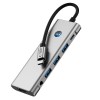 Tech-Protect HB04 Хъб адаптер 9в1 Type-C + USB 2.0 + USB 3.0 + HDMI 4K 60Hz + SD/TF + PD 100W + 3.5 мм аудио (Space Grey) - Tech-Protect HB04 Хъб адаптер 9в1 Type-C + USB 2.0 + USB 3.0 + HDMI 4K 60Hz + SD/TF + PD 100W + 3.5 мм аудио (Space Grey) - 5906302360536