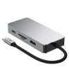 Tech-Protect HB05 HUB адаптер 9в1 Type-C + USB 2.0/3.0 + HDMI 4K 60Hz + SD/TF + PD 100W + RJ45 1000M Space Grey - 5906302360543