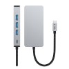 Tech-Protect HB05 HUB адаптер 9в1 Type-C + USB 2.0/3.0 + HDMI 4K 60Hz + SD/TF + PD 100W + RJ45 1000M Space Grey - 5906302360543