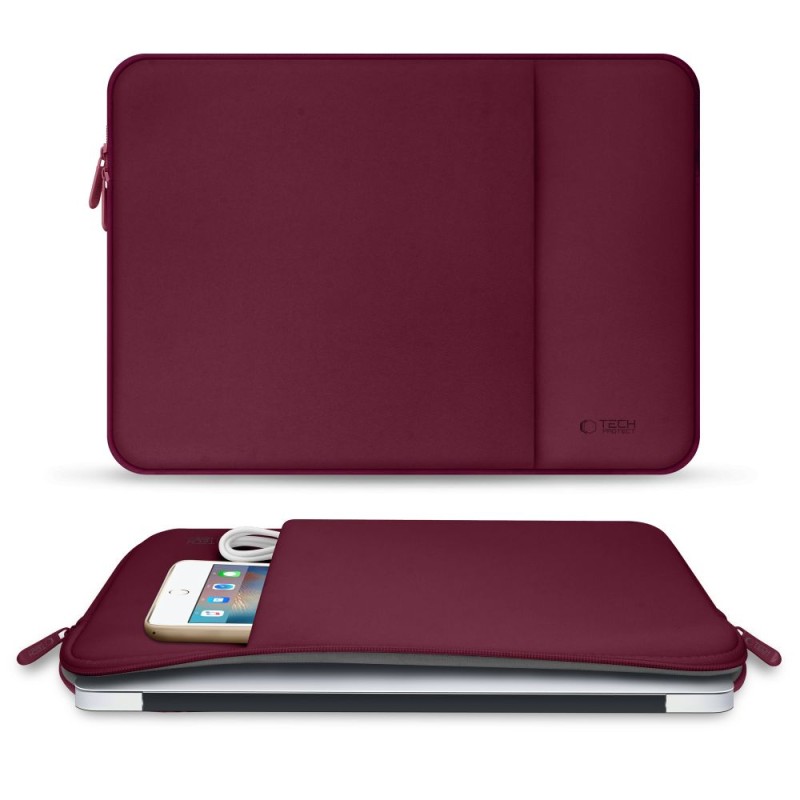 TECH-PROTECT Неопренов калъф за лаптоп 15–16 Mulberry - 5906302360635