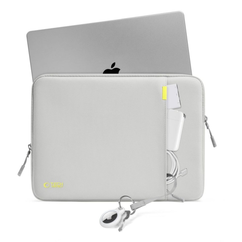 TECH-PROTECT DEFENDER калъф за лаптоп 13–14 Crayon Grey - TECH-PROTECT DEFENDER калъф за лаптоп 13–14 Crayon Grey - 5906302360680