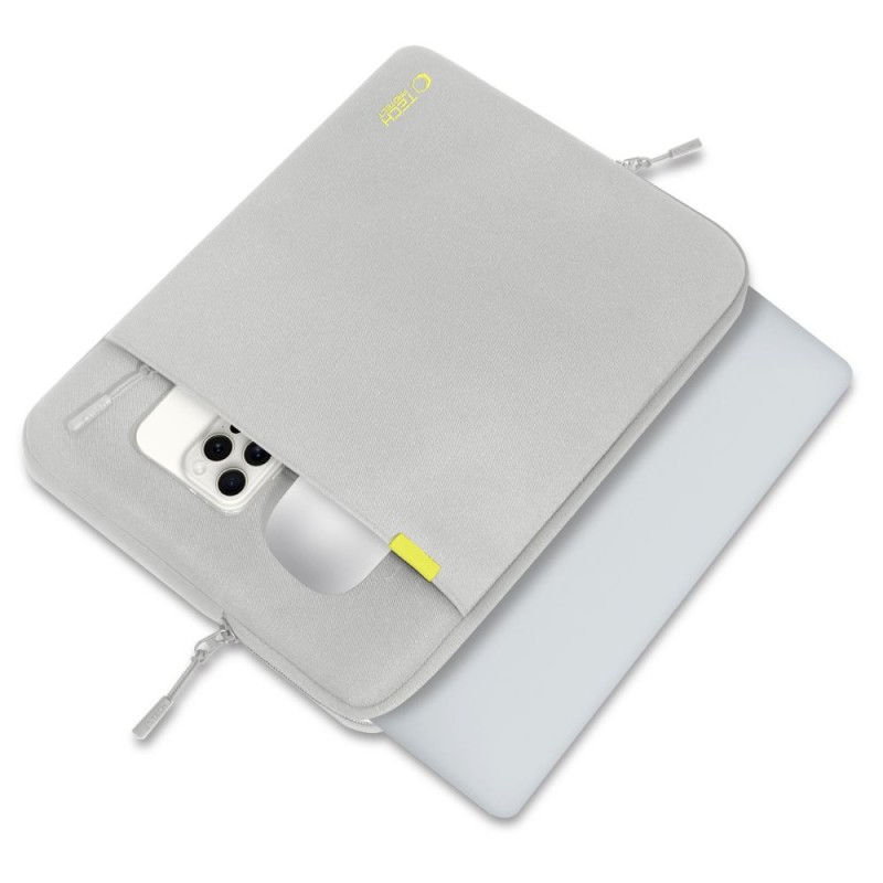 TECH-PROTECT DEFENDER калъф за лаптоп 13–14 Crayon Grey - TECH-PROTECT DEFENDER калъф за лаптоп 13–14 Crayon Grey - 5906302360680